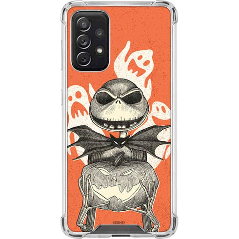 Disney The Nightmare Before Christmas The Pumpkin King Galaxy A72 5G Clear Case